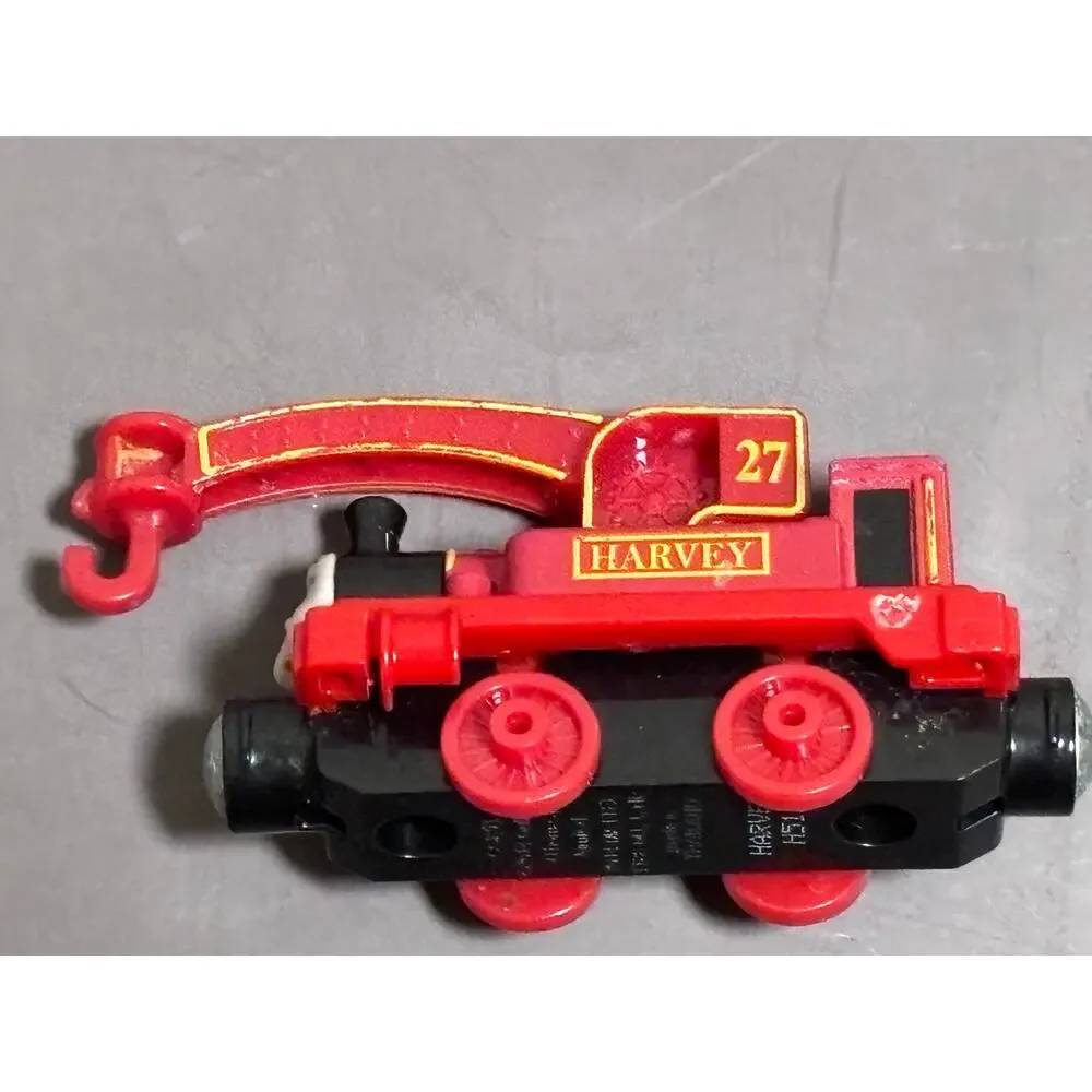 Thomas & Friends Diecast Harvey 2014 Gullane Magnet Train Crane Fire #27
